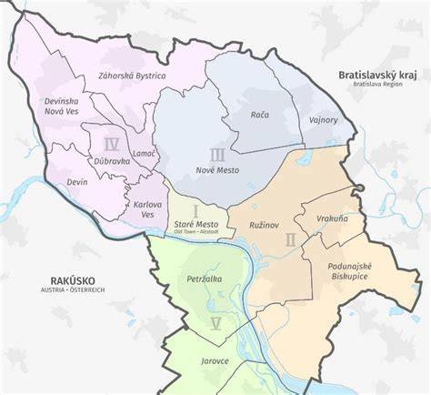 Mapa s lokalitami rekonštruovaných bytov v Humennom