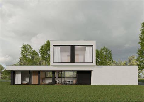 Architektonický návrh rodinného domu s tehlovým murivom HELUZ