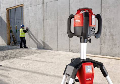 Rotačný laser Hilti PR 30-HVS a jeho odolná konštrukcia