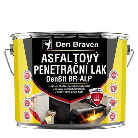 Povrch ošetrený asfaltovým penetračným náterom