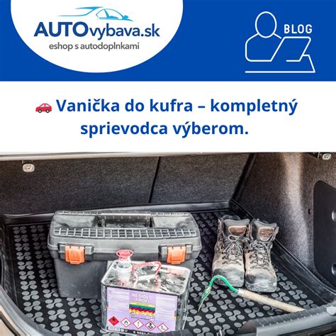 Infografika: Výhody vaničky do kufra