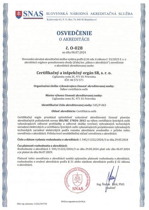 Certifikácia kvality a testovanie elektrických zariadení