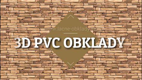 3D PVC obklady s dizajnom tehly