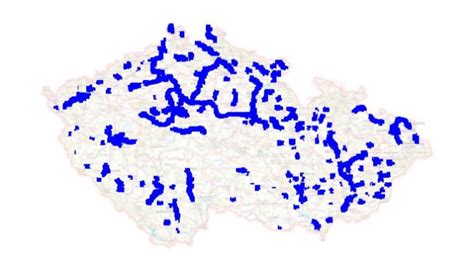 Mapa doručovacích oblastí