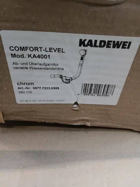 Nízkoprofilová odtoková súprava Kaldewei KA 90