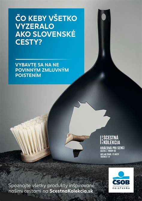 Fotografia slovenských ciest s výmoľmi