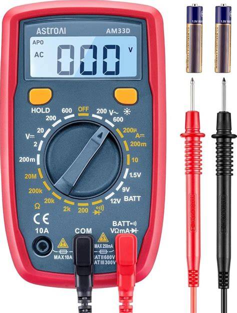 Digitálny multimeter a skúšačka napätia pre profesionálne použitie