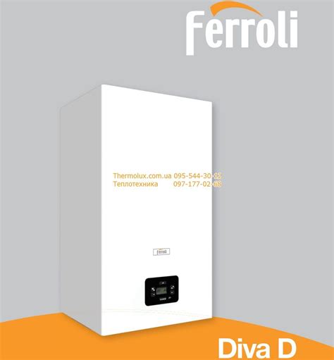 Ovládací panel kotla Ferroli Diva