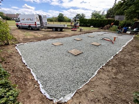 Príprava pozemku pre mobilný dom so spevneným podložím a inštaláciou inžinierskych sietí