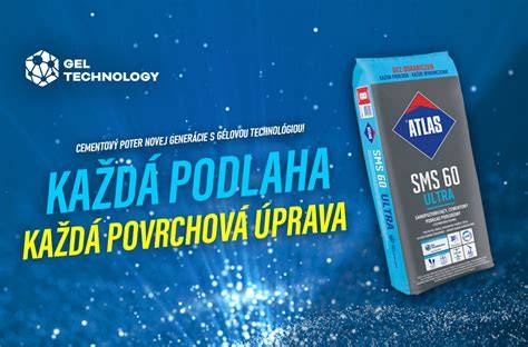 Cementový poter s vystužením sieťovinou