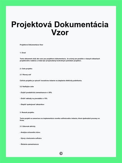 Projektová dokumentácia elektrickej prípojky