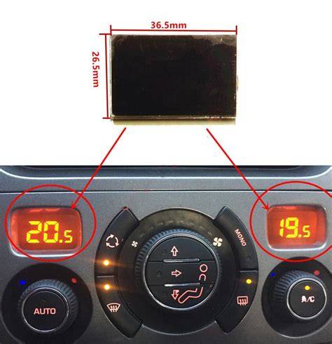 Ovládací panel klimatizácie v modernom Citroëne