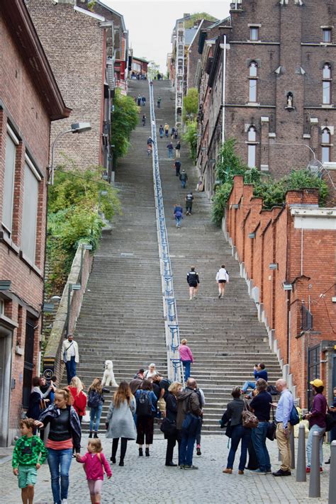 Montagne de Bueren, Liège, Belgicko