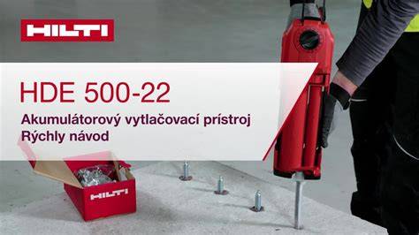 Akumulátorový vytláčací prístroj Hilti Nuron pre chemické kotvy