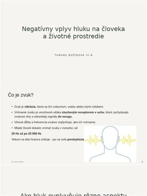 Vplyv hluku na zdravie a pohodu v domácnosti