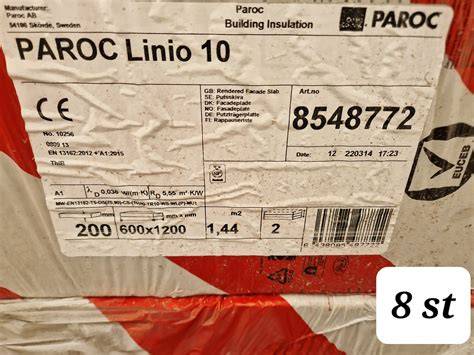 Detail inštalácie fasádnej izolácie PAROC Linio 10