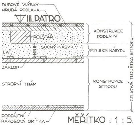 Detail vyplnenej dilatačnej škáry s profilom