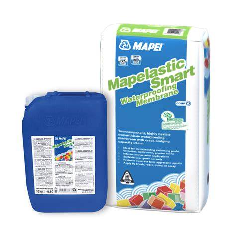 Vizualizácia hydroizolácie bazénu s Mapelastic Smart