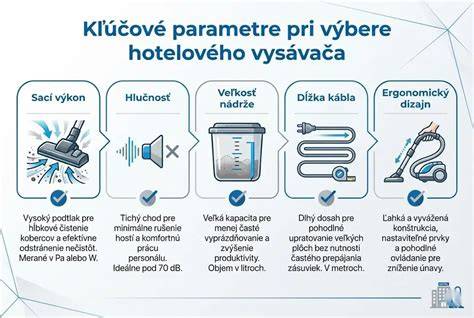 Parametre pre výber priemyselného vysávača
