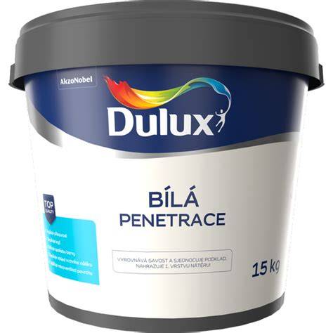 Biela a bezfarebná penetrácia v porovnaní na vzorke steny