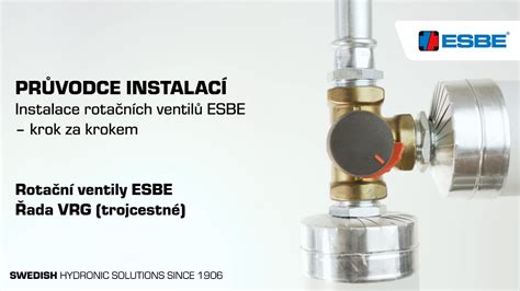 Technický výkres trojcestného zmiešavacieho ventilu ESBE VRG 131 s rozmerovou tabuľkou