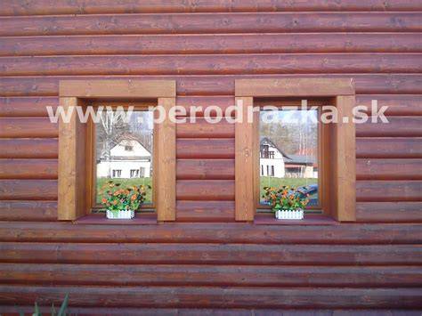 Zrubový obklad - detail D-profilu