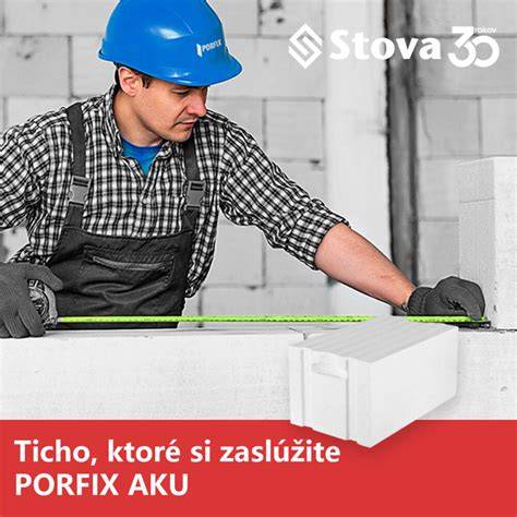 Príklad použitia PORFIX AKU v interiéri bytového domu