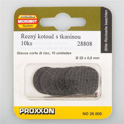 Detail diamantového deliaceho kotúča Proxxon 20 mm so stopkou