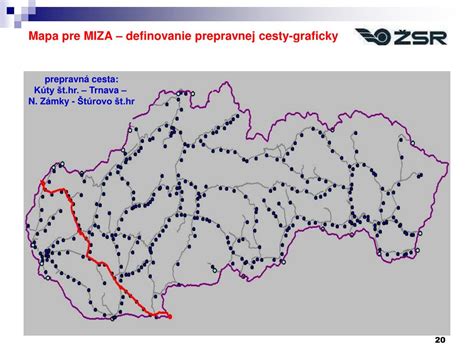 Mapa doručovacích oblastí a podmienky dopravy