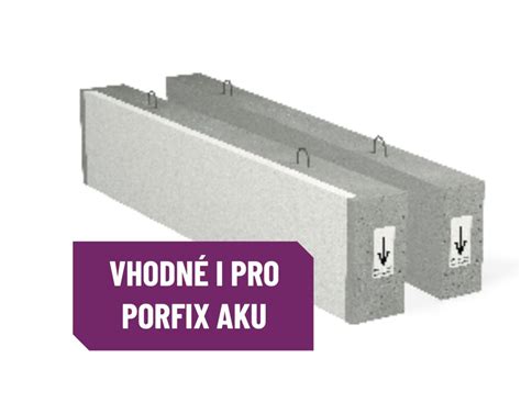 Zloženie pórobetónu PORFIX