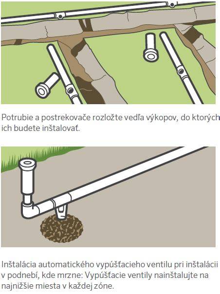 Inštalácia PVC potrubia v jazierku