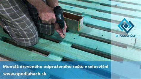 Schéma dreveného nosného roštu pre sadrokartón