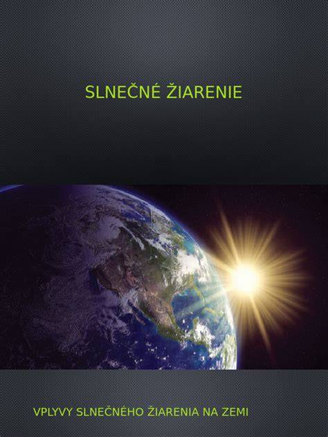 Slnečné žiarenie a infračervené vlny