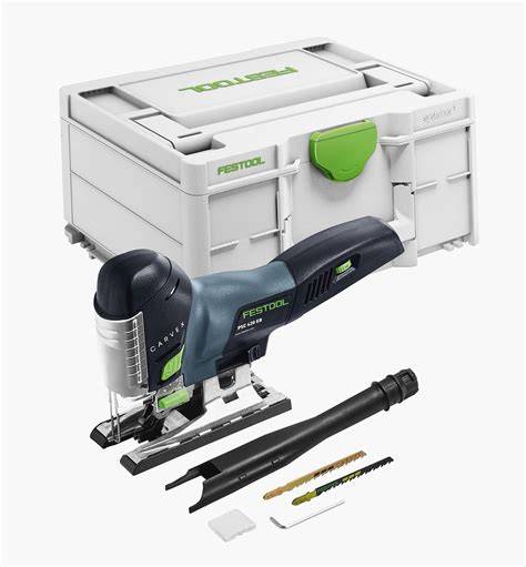 Detail trojitého vedenia pílového listu Festool Carvex