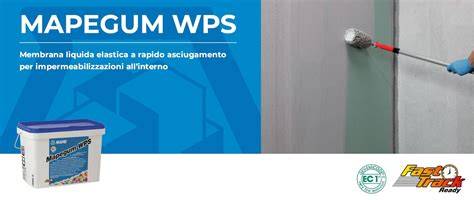 Aplikácia hydroizolačnej stierky Mapei Mapegum WPS štetcom