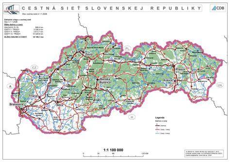 Mapa Malaciek s vyznačeným úsekom rekonštrukcie cesty