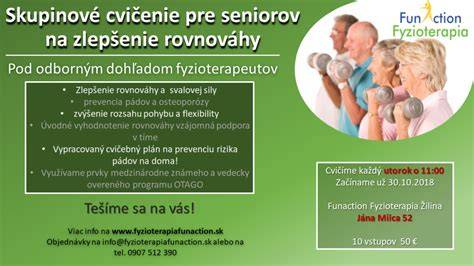 Skupinové cvičenie seniorov