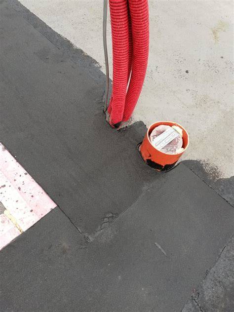 Priechod odpadového potrubia cez základovú dosku