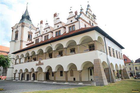 Levoča Námestie Majstra Pavla historické centrum