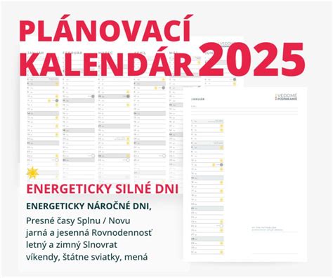 Plánovací kalendár rekonštrukcie