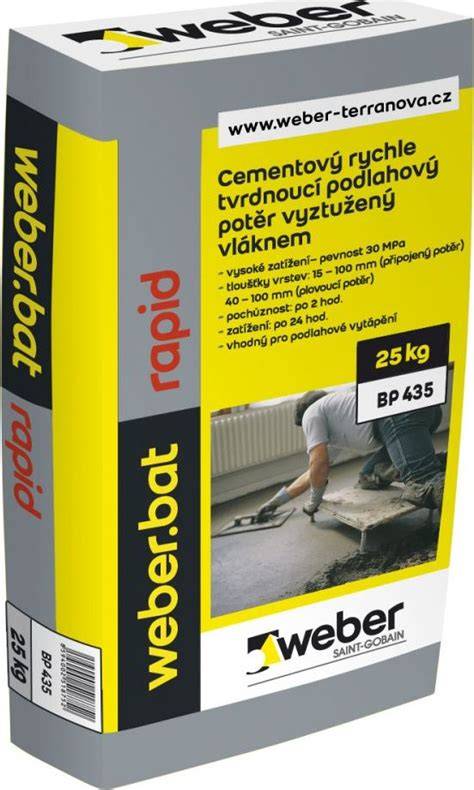 Balenie Weberbat balkónového betónového poteru