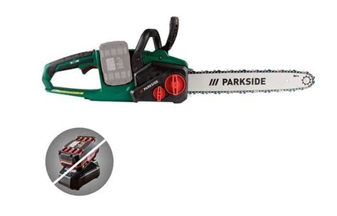 Parkside PKSA 40 V-Li A1 v plnej prevádzke