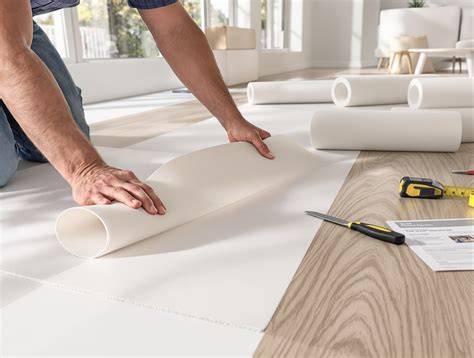 Inštalácia podložky a parozábrany pod laminátovú podlahu