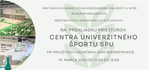 Vizualizácia rekonštruovaného Centra univerzitného športu SPU v Nitre
