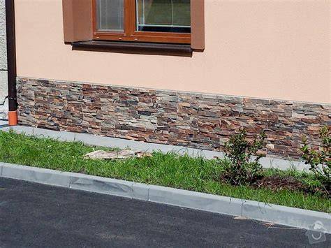 Kamenný obklad Rock Face na fasáde domu