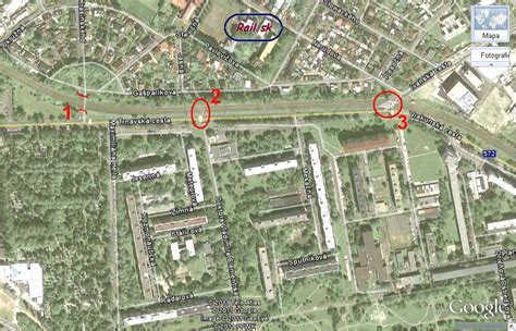 Mapa Michaloviec s vyznačenými hlavnými ulicami a občianskou vybavenosťou