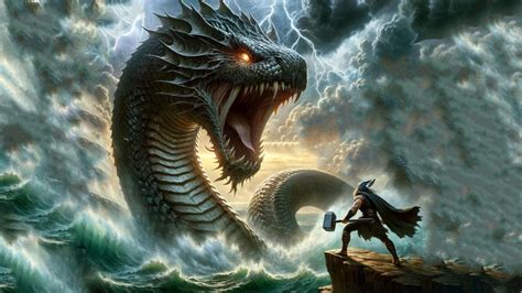 Thor a Jörmungandr
