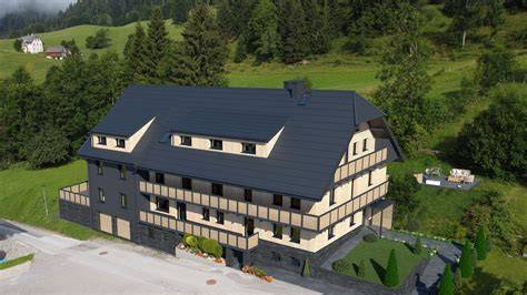 Vizualizácia zelenej strechy hotela Kempinski