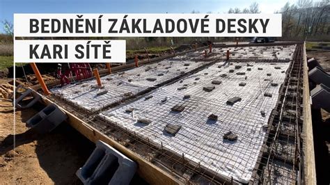 Ukážka kari siete v základovej doske