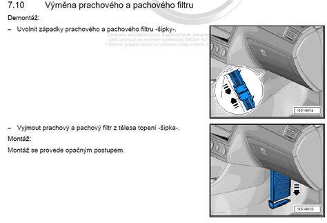 Poloha a výmena kabínového filtra